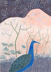 Golden and Silver Peacock, 1985